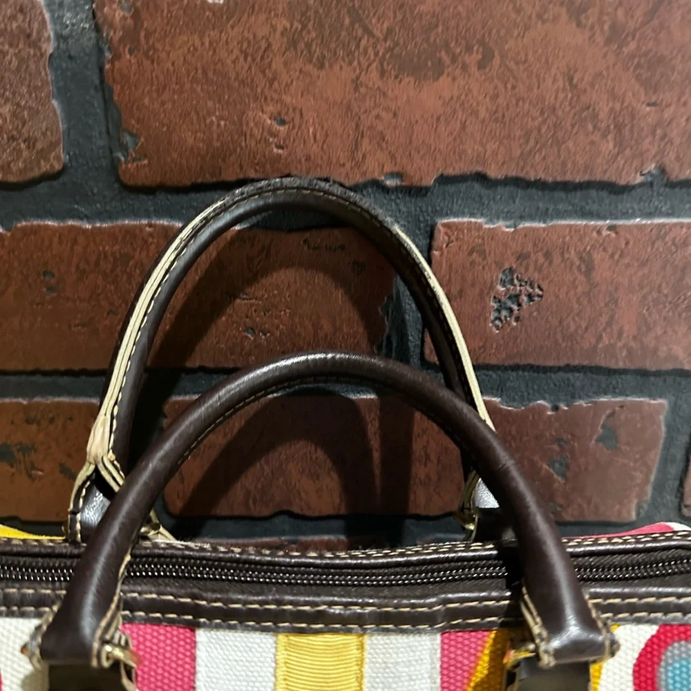 Victoria's Secret Y2K Colorful Floral Satchel